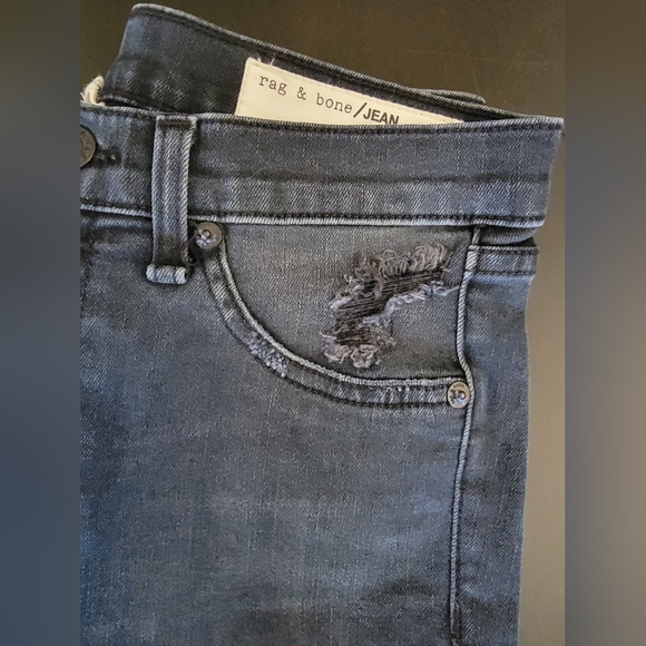 Rag & Bone Mid-Rise Skinny Leg Jeans - Picture 6 of 13